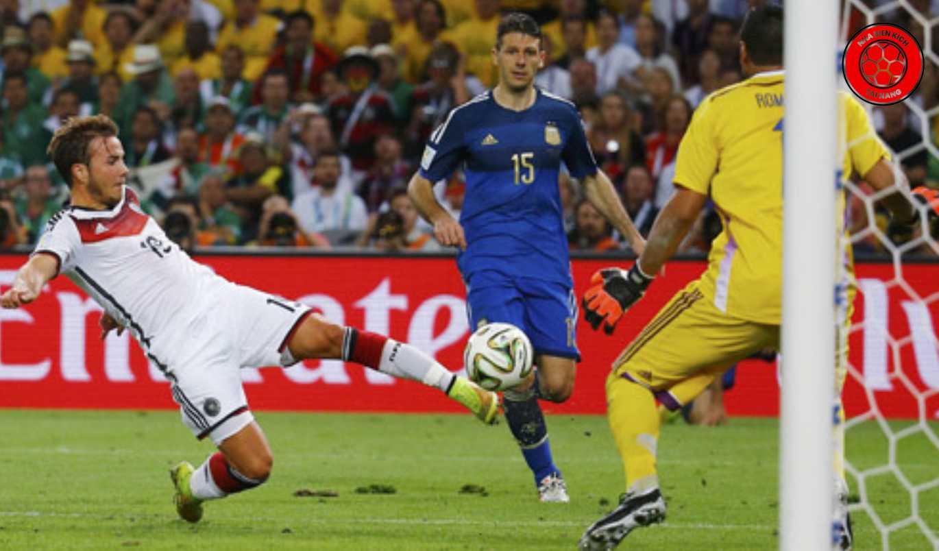 Mario Gotze lập công ghi bàn duy nhất trong trận chung kết World Cup 2014.